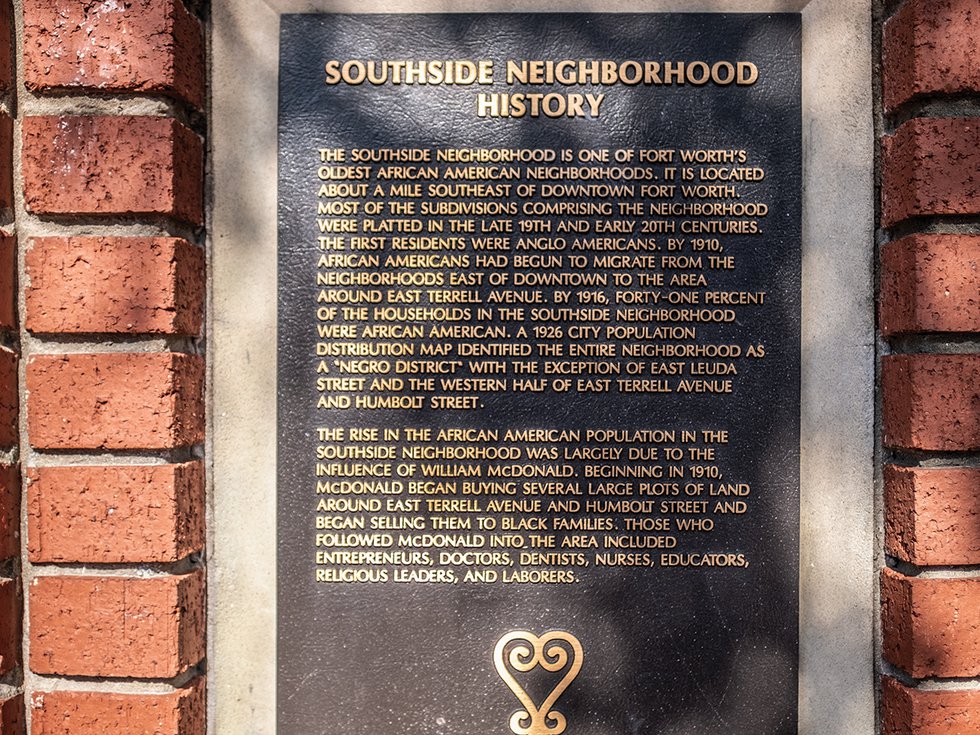 Southside Plaque