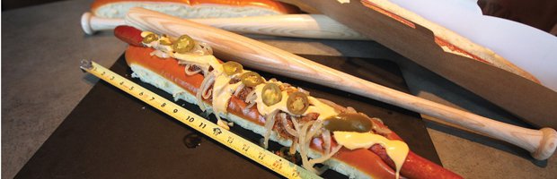 Meet 'Boomstick,' Baseball's Largest Hot Dog