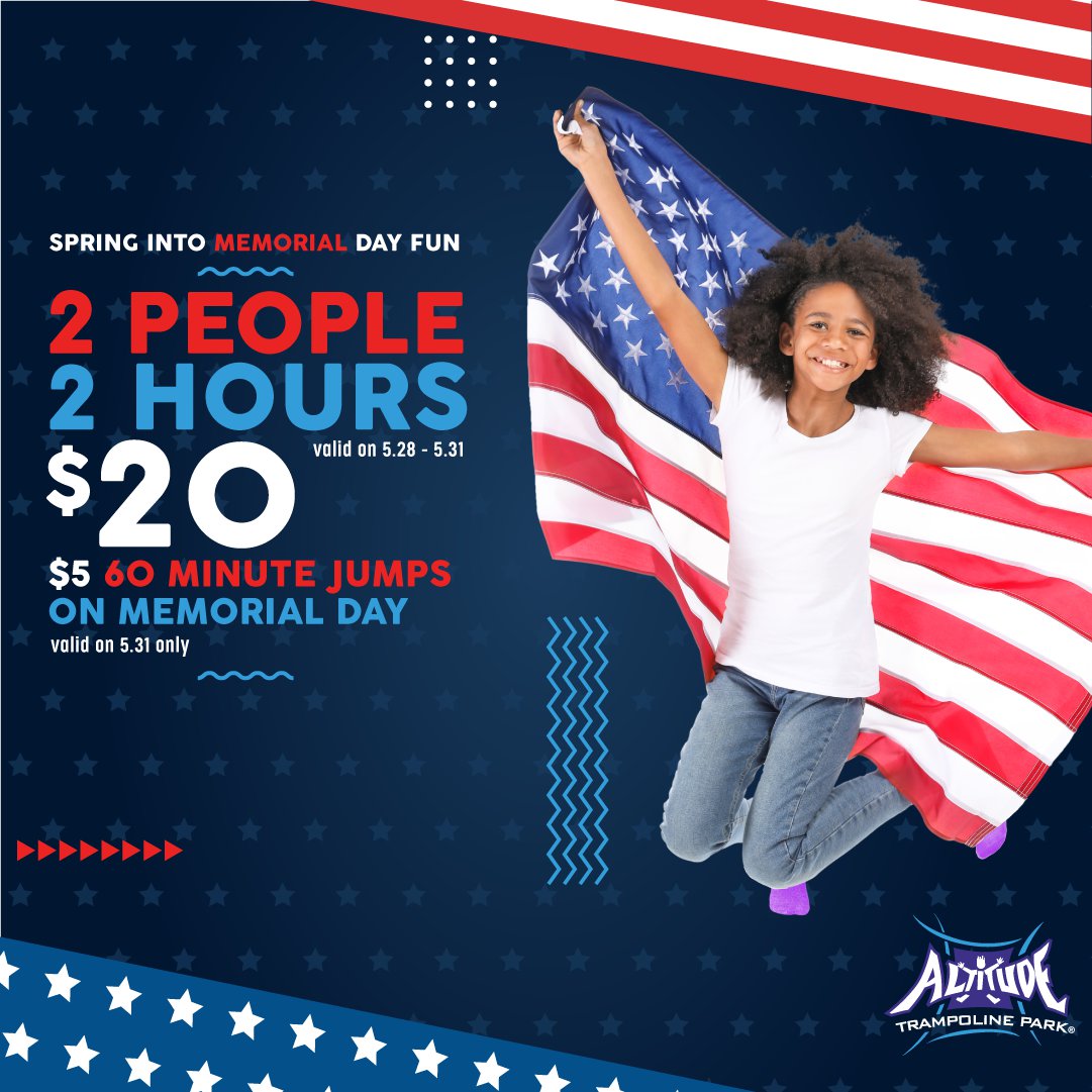 Memorial Day Weekend At Altitude Trampoline Park Fort Worth Magazine