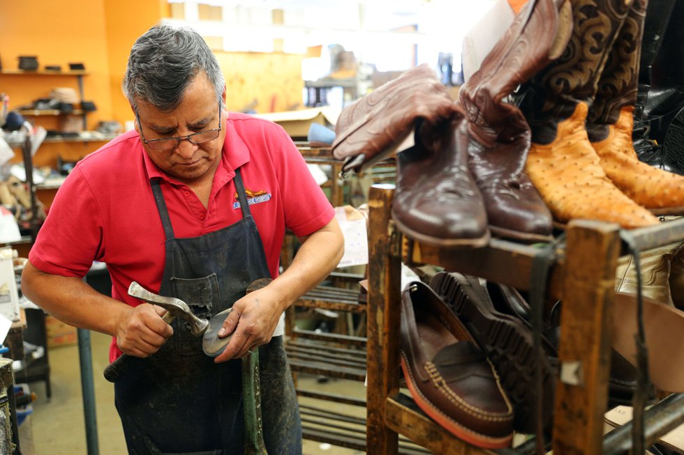 Cowboy boot repair sales shop near me