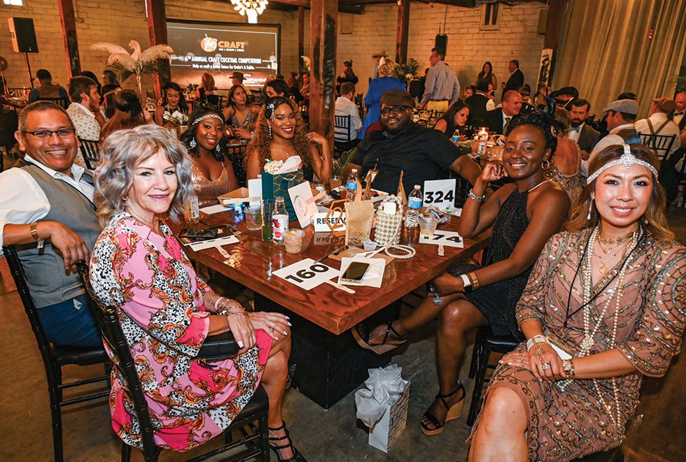 Celebrity Judge Marc Ramirez (USA Today), Susan Barone, Dr. LaQuatre Rhodes, Keyshania Thomas, Celebrity Judge Dr. Anthony Anani, Dr. Connie Anani and Celebrity Judge Samantha Stewart (Style of Sam).jpg