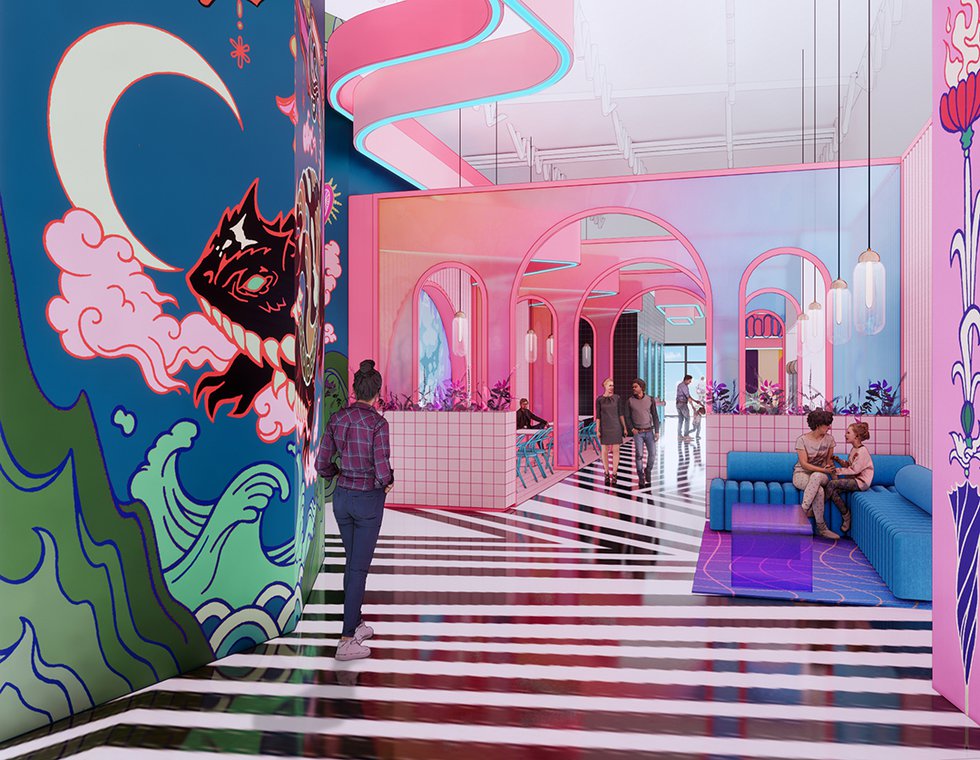 RENDERING_Composite Image of Meow Wolf Grapevine Lobby_Photo Courtesy of Meow Wolf.jpeg