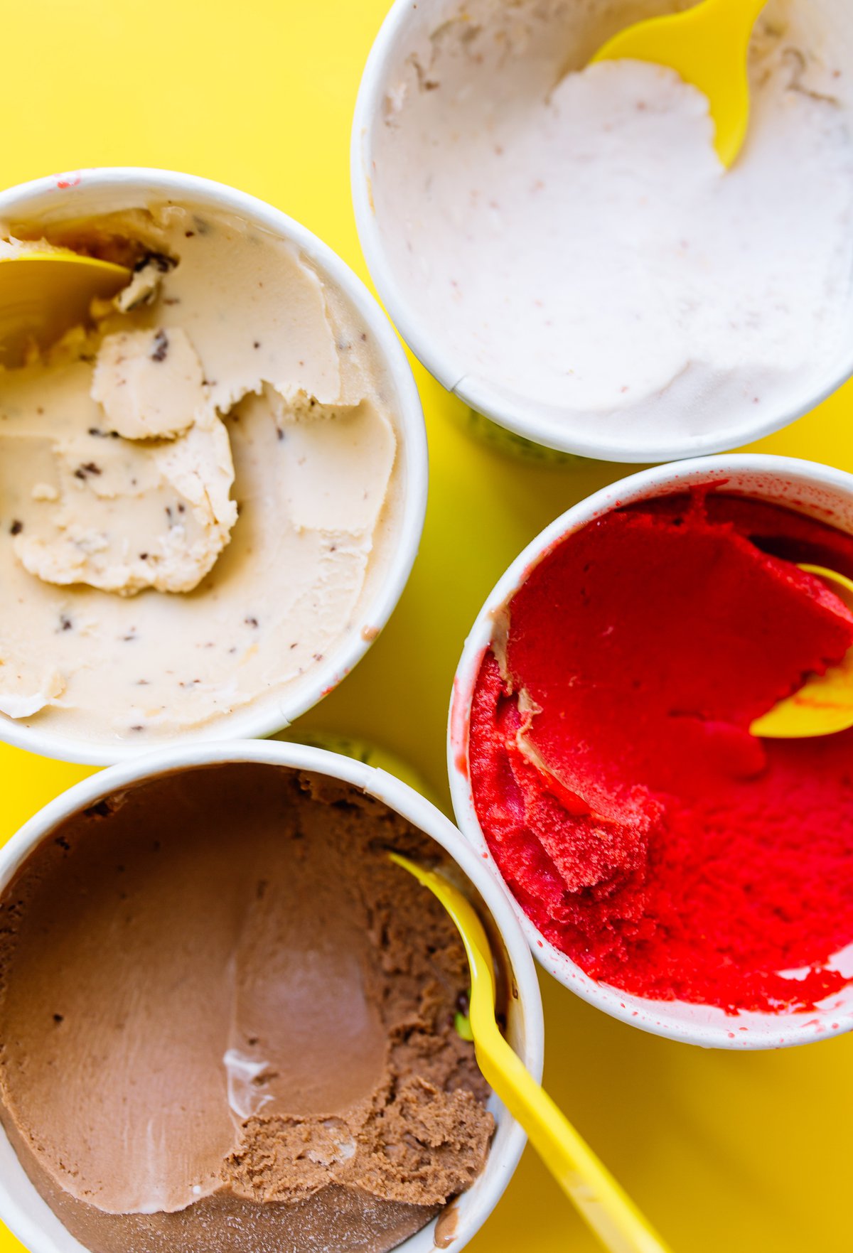 Flavors of Ice Cream Tubs