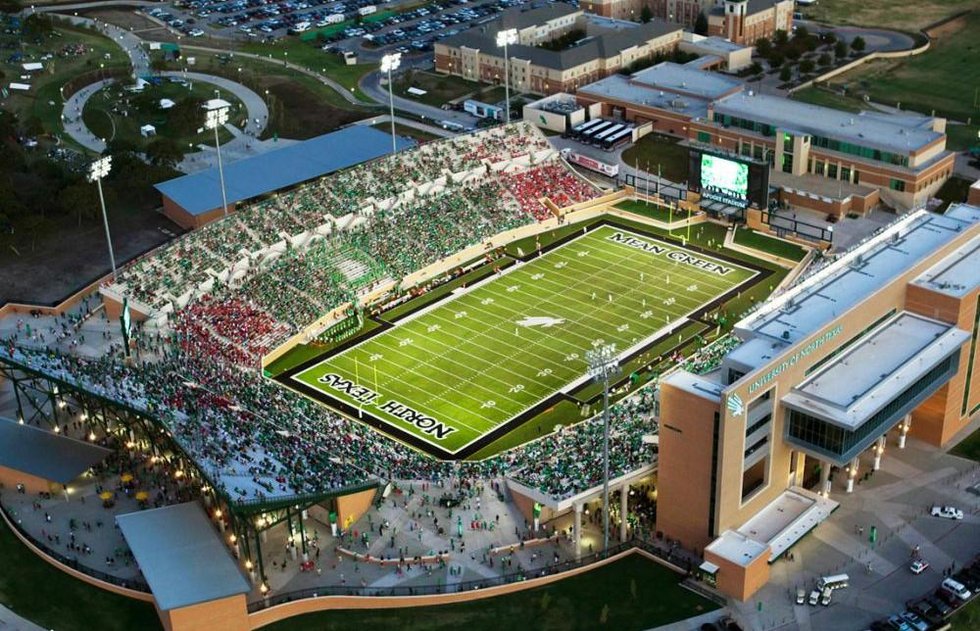 New Name on UNT Football Stadium Inadvertently Pays Homage to TCU - Fort Worth Magazine