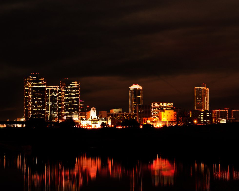 Downtown Fort Worth Texas at Night