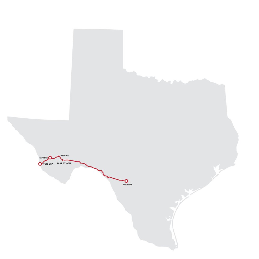 Day 4 Texas Map