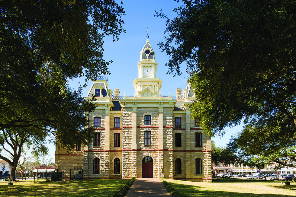 Court building at Goliad Texas