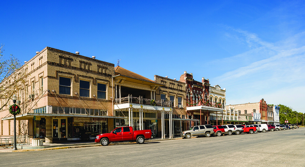 Historic Center of Goliad Texas USA