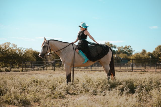 Boots and horse